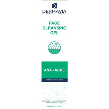 Dermavia Akne Karşıtı 200 ml Yüz Yıkama Jeli
