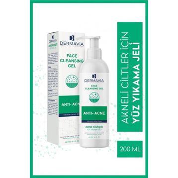 Dermavia Akne Karşıtı 200 ml Yüz Yıkama Jeli