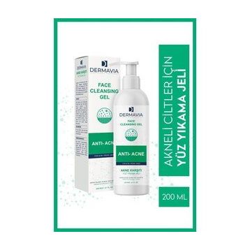 Dermavia Akne Karşıtı 200 ml Yüz Yıkama Jeli