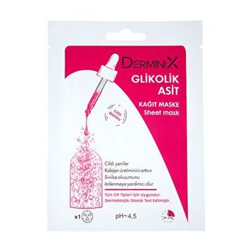 Derminix Glikolik Asit Kağıt Maske