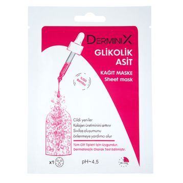 Derminix Glikolik Asit Kağıt Maske