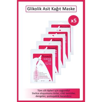 Derminix Glikolik Asit Kağıt Maske
