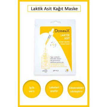 Derminix Laktik Asit Kağıt Maske