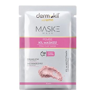 Dermokil 15 ml Pembe Kil Soyulabilir Yüz Maskesi