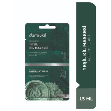 Dermokil 15 ml Yeşil Peeling Etkili Kil Maske