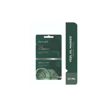 Dermokil 15 ml Yeşil Peeling Etkili Kil Maske