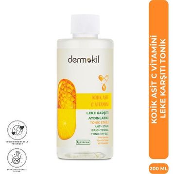 Dermokil 200 ml Kojik Asit C Vitamini Leke Karşıtı Tonik