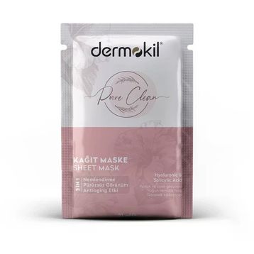 Dermokil 23 ml 3 in 1 Pure Clean Kağıt Yüz Maskesi