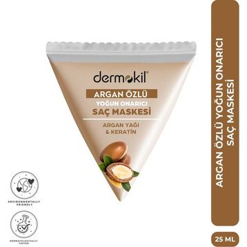 Dermokil 25 ml Doğal Gül Suyu Özlü Yoğun Nemlendirici Saç Maskesi