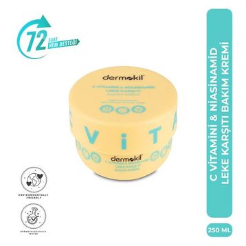 Dermokil 250 ml C Vitamini Niasinamid Leke Karşıtı Bakım Kremi