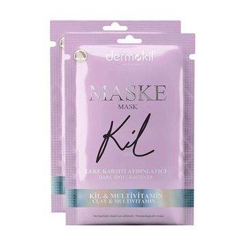 Dermokil 2x15 ml Leke Karşıtı Aydınlatıcı Yüz Maskesi