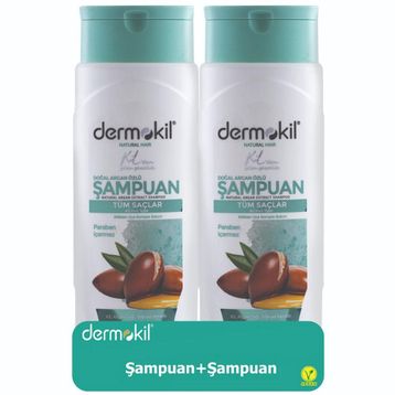 Dermokil 2x400 ml Argan Özlü Şampuan