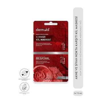 Dermokil 2x7.5 ml Akne ve Siyah Nokta Karşıtı Kil Maskesi
