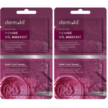Dermokil 2x7.5 ml Pembe Kil Maskesi