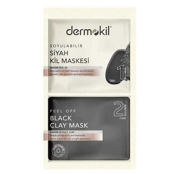 Dermokil 2x7.5 ml Soyulabilir Siyah Kil Maskesi