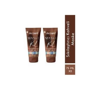Dermokil 2x75 ml Sıkılaştırıcı Kil ve Kahve Maskesi