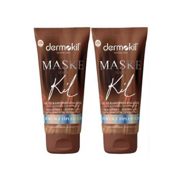 Dermokil 2x75 ml Sıkılaştırıcı Kil ve Kahve Maskesi