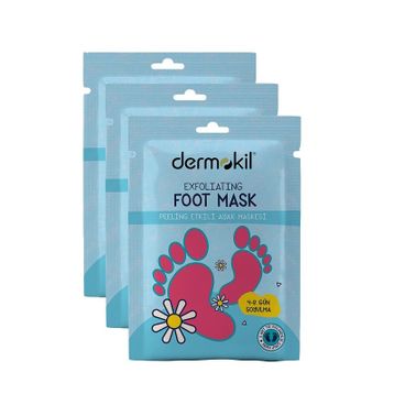 Dermokil 3x30 ml Peeling Etkili Soyulabilir Ayak Maskesi