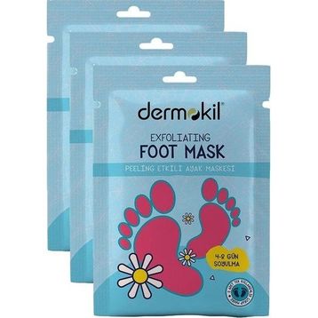 Dermokil 3x30 ml Peeling Etkili Soyulabilir Ayak Maskesi