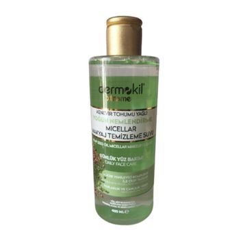 Dermokil 400 ML Micellar Kenevir Tohumu Yağlı Makyaj Temizleme Suyu