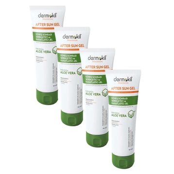Dermokil 4x100 ml Güneş Sonrası Serinletici ve Rahatlatıcı Jel