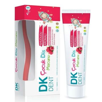 Dermokil 50 ml Ahududu Aromalı Çocuk Diş Macunu + Diş Fırçası