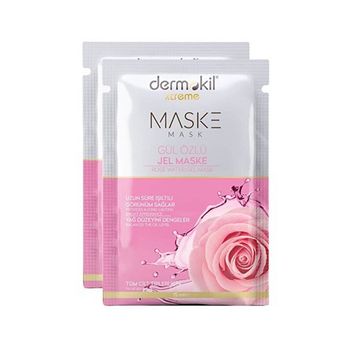 Dermokil Gül Özlü 2x15 ml Jel Yüz Maskesi