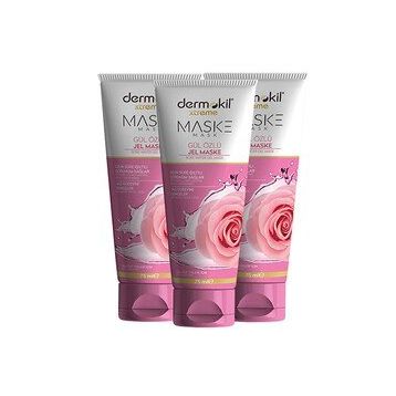 Dermokil Gül Özlü 3x75 ml Jel Yüz Maskesi