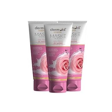 Dermokil Gül Özlü 3x75 ml Jel Yüz Maskesi