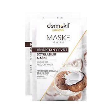 Dermokil Hindistan Cevizi 2x15 ml Soyulabilir Yüz Maskesi