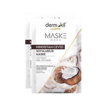 Dermokil Hindistan Cevizi 2x15 ml Soyulabilir Yüz Maskesi