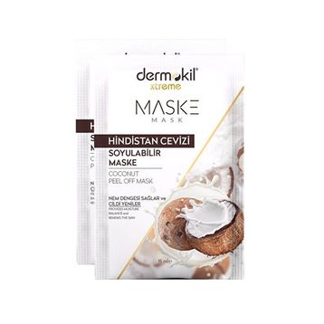 Dermokil Hindistan Cevizi 2x15 ml Soyulabilir Yüz Maskesi
