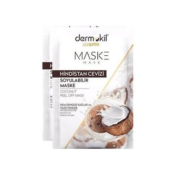 Dermokil Hindistan Cevizi 2x15 ml Soyulabilir Yüz Maskesi