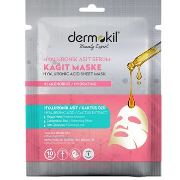 Dermokil Hyalüronik Asit Serum Kağıt 23 gr Yüz Maskesi