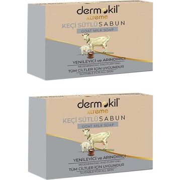 Dermokil Keçi Sütü Özlü 2x100 gr Doğal Sabun