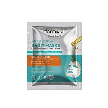 Dermokil Kil ve Kolajen İçerikli Serum Kağıt Maske