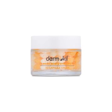 Dermokil Kojik Asit C Vitamini Leke Karşıtı Canlandırıcı 3D Kapsül 50 ml Krem