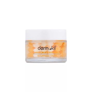 Dermokil Kojik Asit C Vitamini Leke Karşıtı Canlandırıcı 3D Kapsül 50 ml Krem