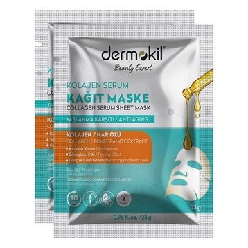 Dermokil Kolajen 2x23 gr Serum Kağıt Maske