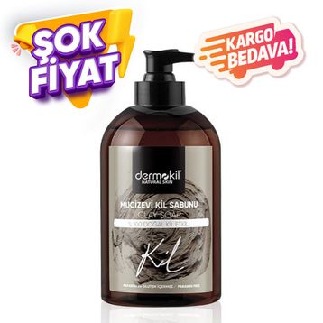 Dermokil Mucizevi Kil 500 ml Sıvı Sabun