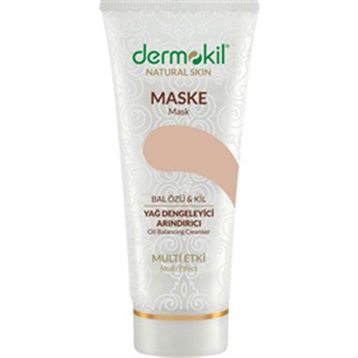 Dermokil Natural Skin Yağlı Ciltler 75 ml için Arındırıcı Maske