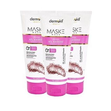 Dermokil Pembe 3x75 ml Kil Maske