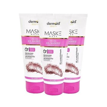 Dermokil Pembe 3x75 ml Kil Maske