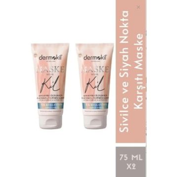 Dermokil Siyah Nokta Ve Pürüz Karşıtı 2x75 ml Maske