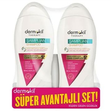 Dermokil Therapy 2'li Set 500 ml Şampuan