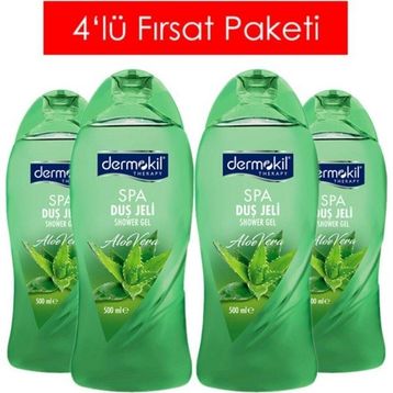 Dermokil Therapy Spa Aloe Vera 4x500 ml Duş Jeli