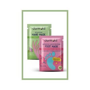 Dermokil Yoğun Nemlendirici 30 ml Ayak Maskesi + Onarıcı 30 ml El Maskesi