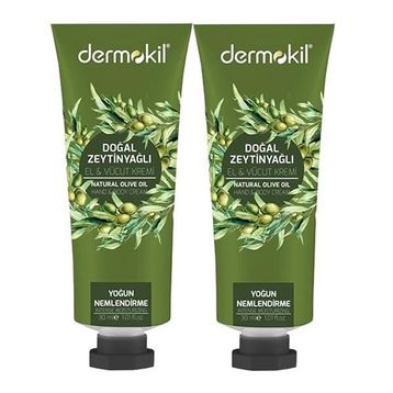 Dermokil Zeytinyağı 2x30 ml El ve Vücut Kremi