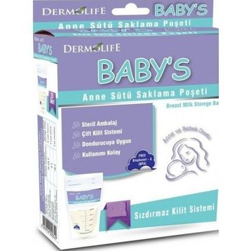 Dermolife Babys Anne Sütü Saklama Poşeti