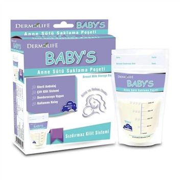 Dermolife Babys Anne Sütü Saklama Poşeti
